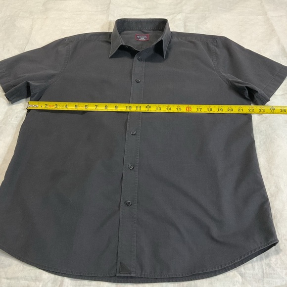 UNTUCKit Shirt Men’s Large Black Button Down Preppy 100% Cotton - Picture 4 of 7